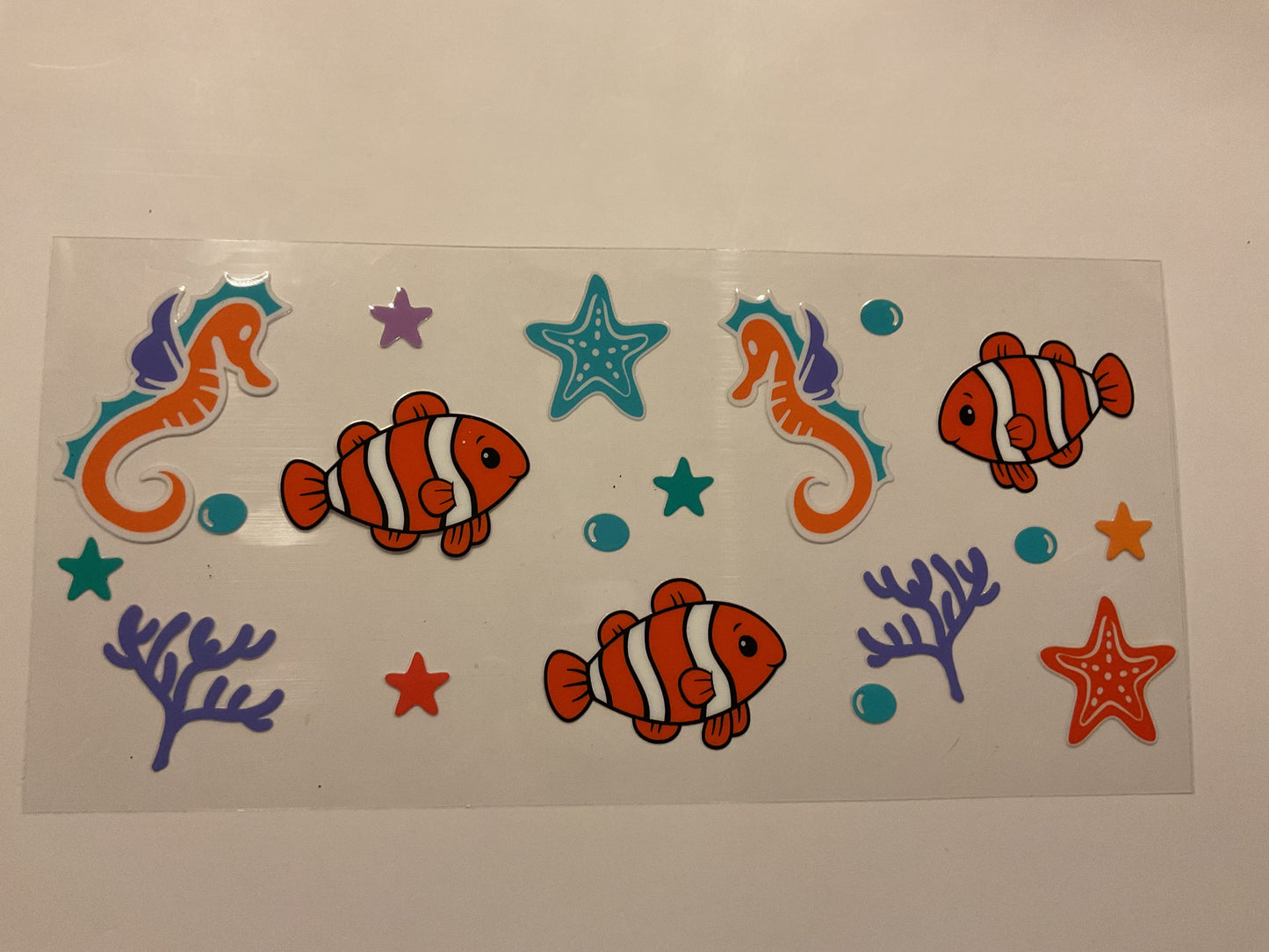 Fish Starfish Seahorse Coral