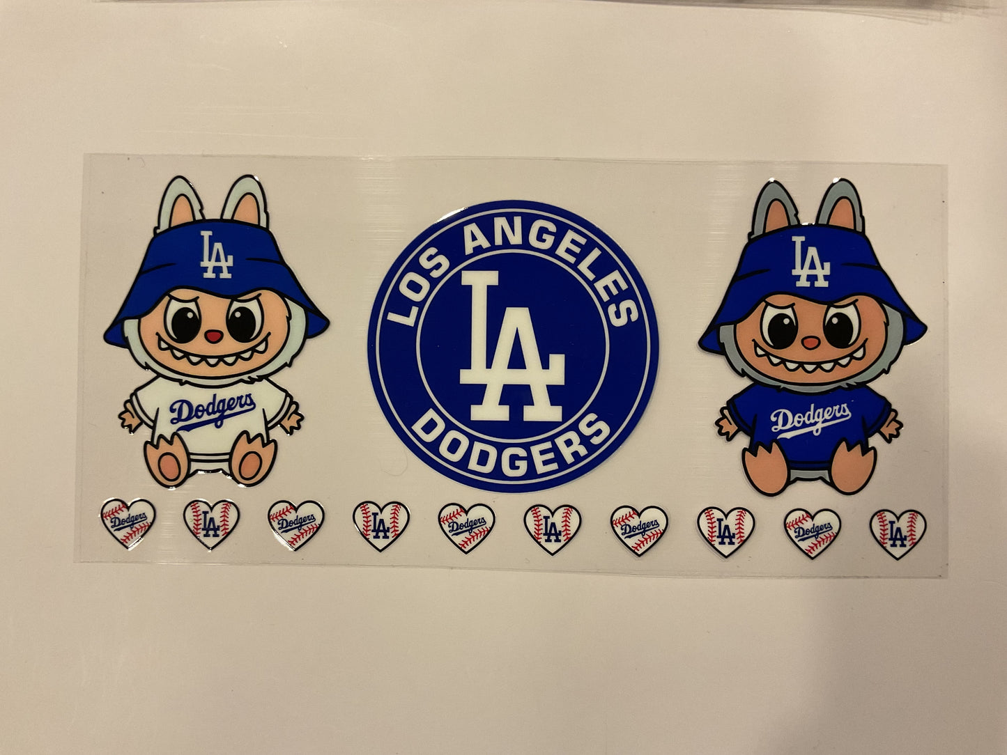 Labubu LA Dodgers Baseball