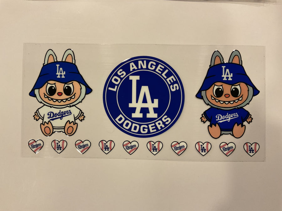Labubu LA Dodgers Baseball