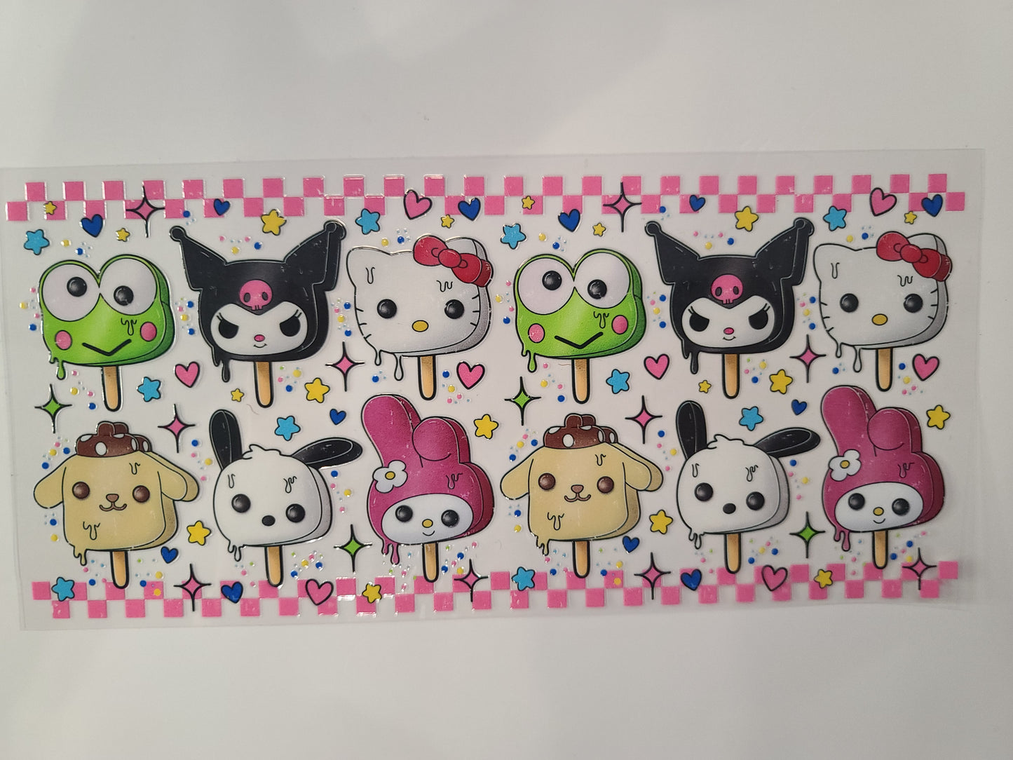 Sanrio Characters on Popsicle Sticks