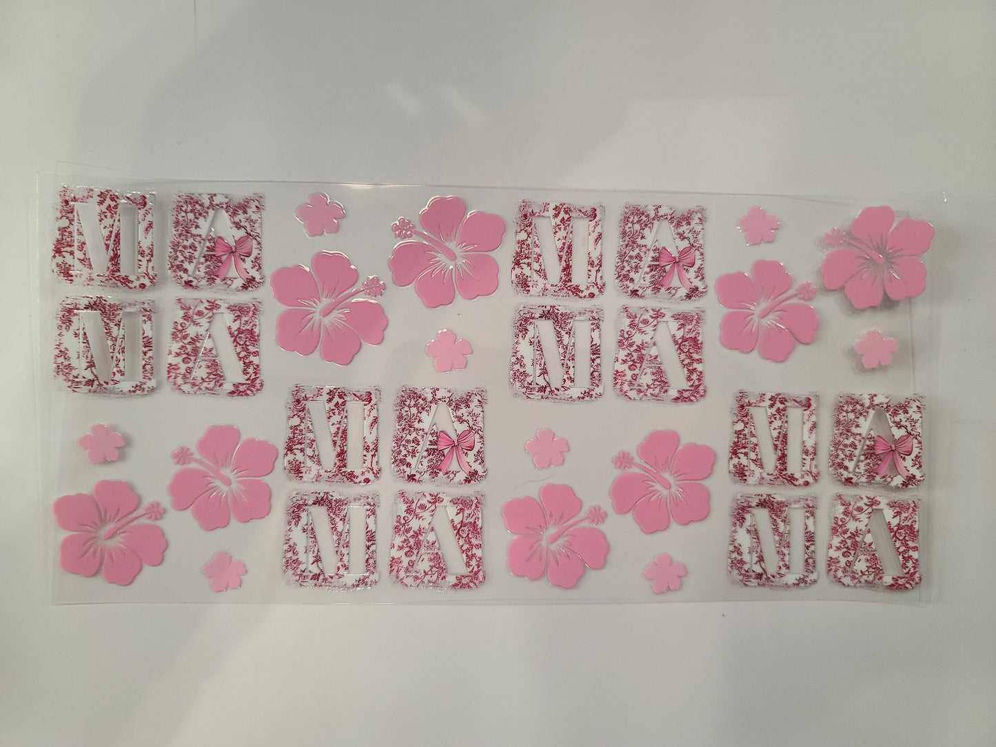 Pink Floral Block Mama