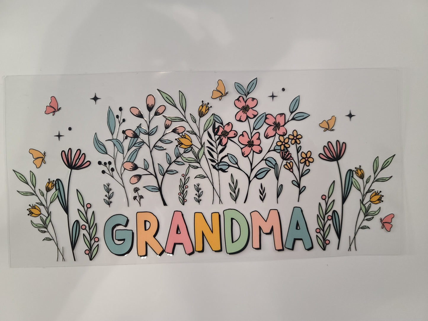 Grandma Pastel Flowers