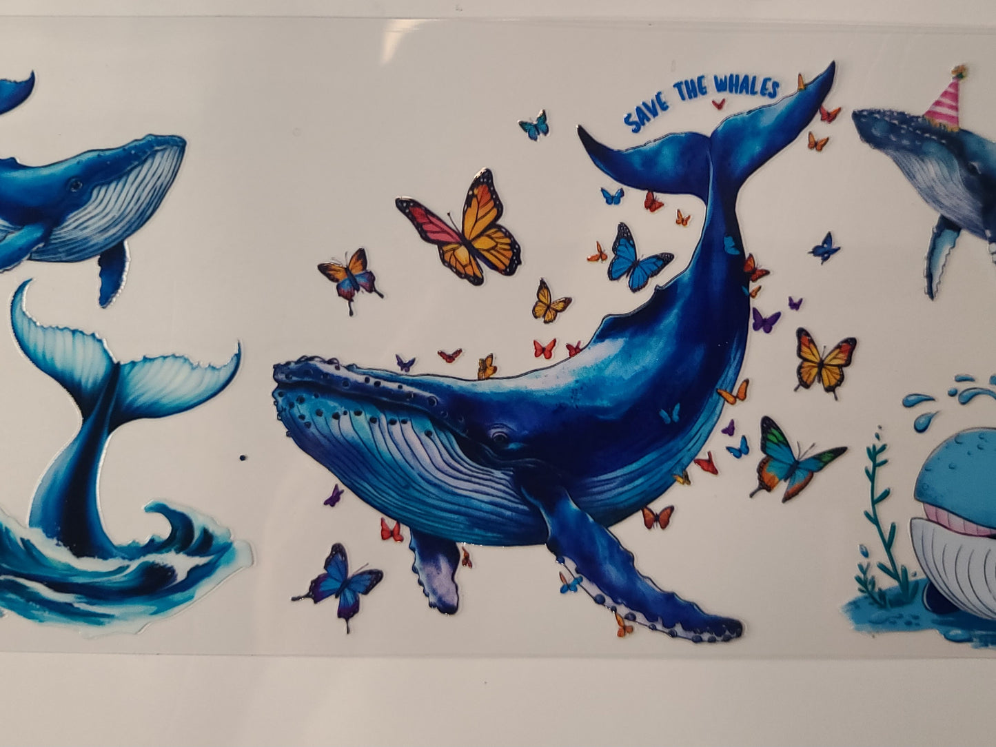 Whales and Butterflies..Save The Whales