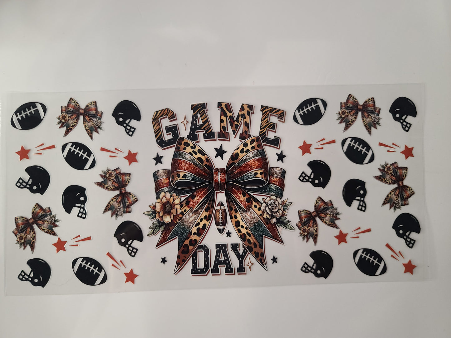 Game Day Bows and Footballs