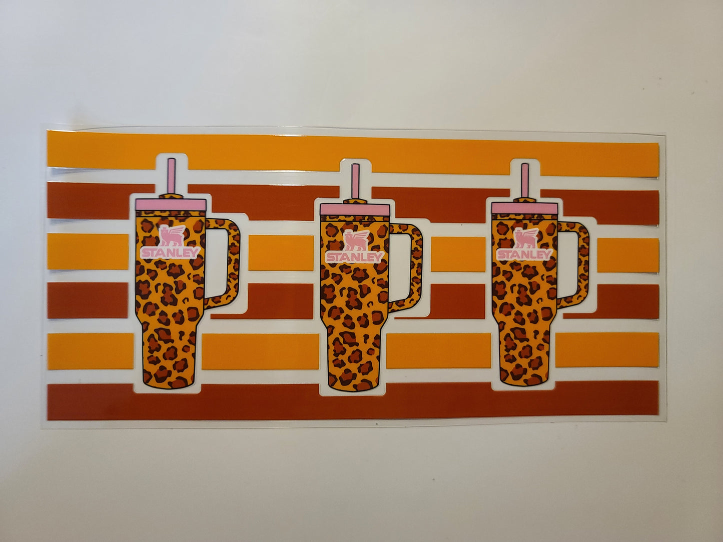 Stanley Orange Cheetah