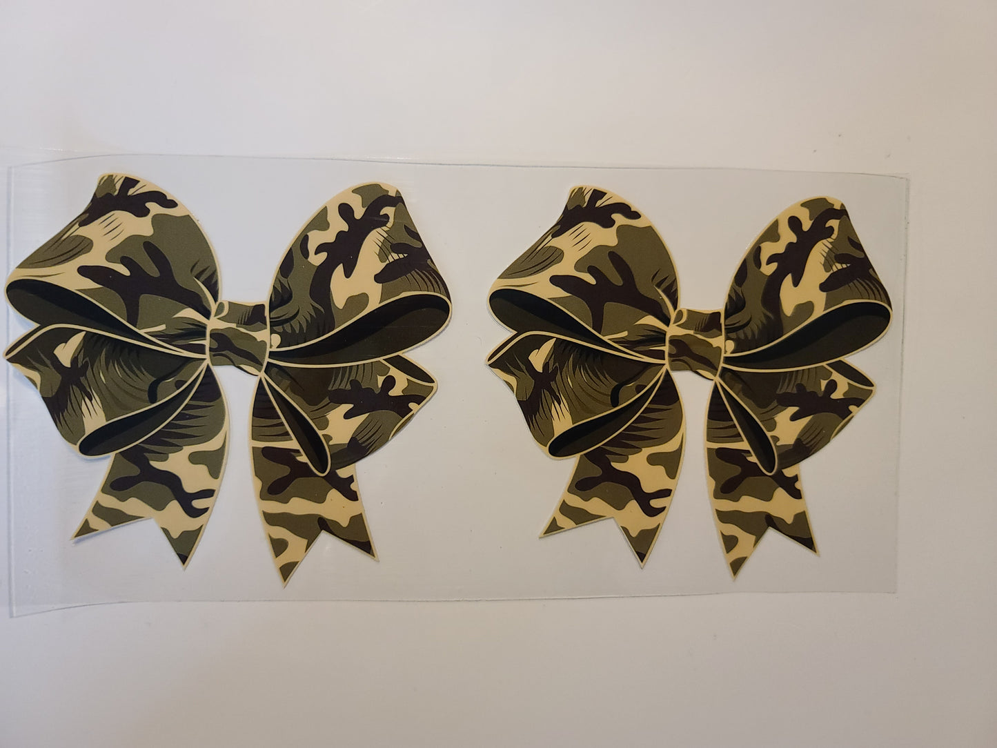 Green Camo Bows
