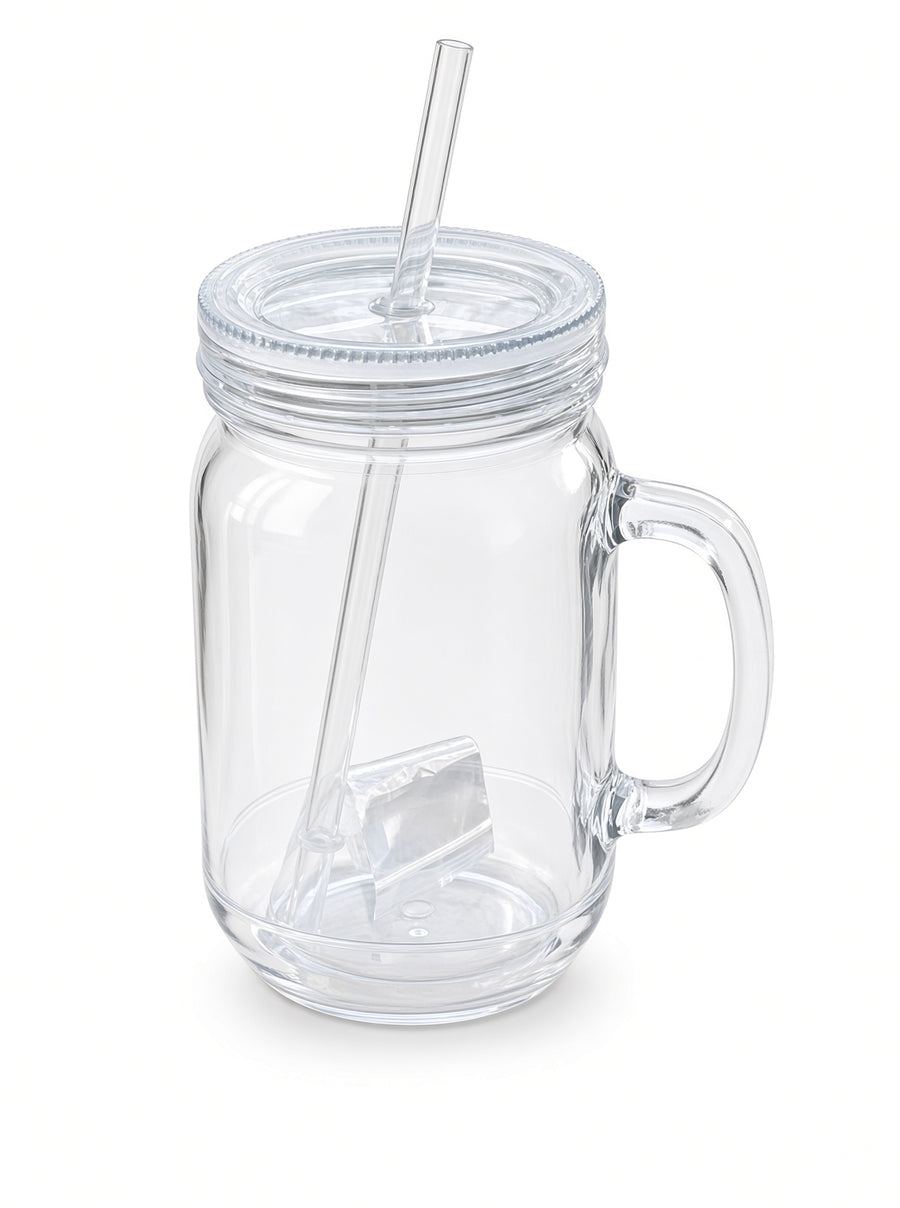 22oz Acrylic Mason Jar