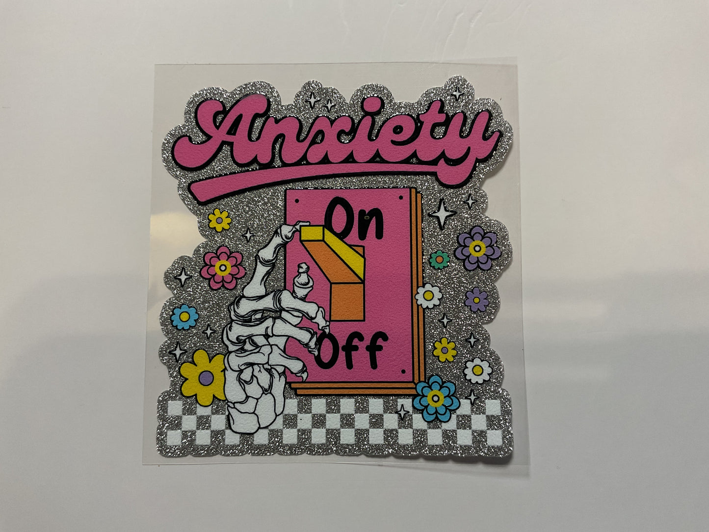 Anxiety On/Off Switch ~ Decal Quote
