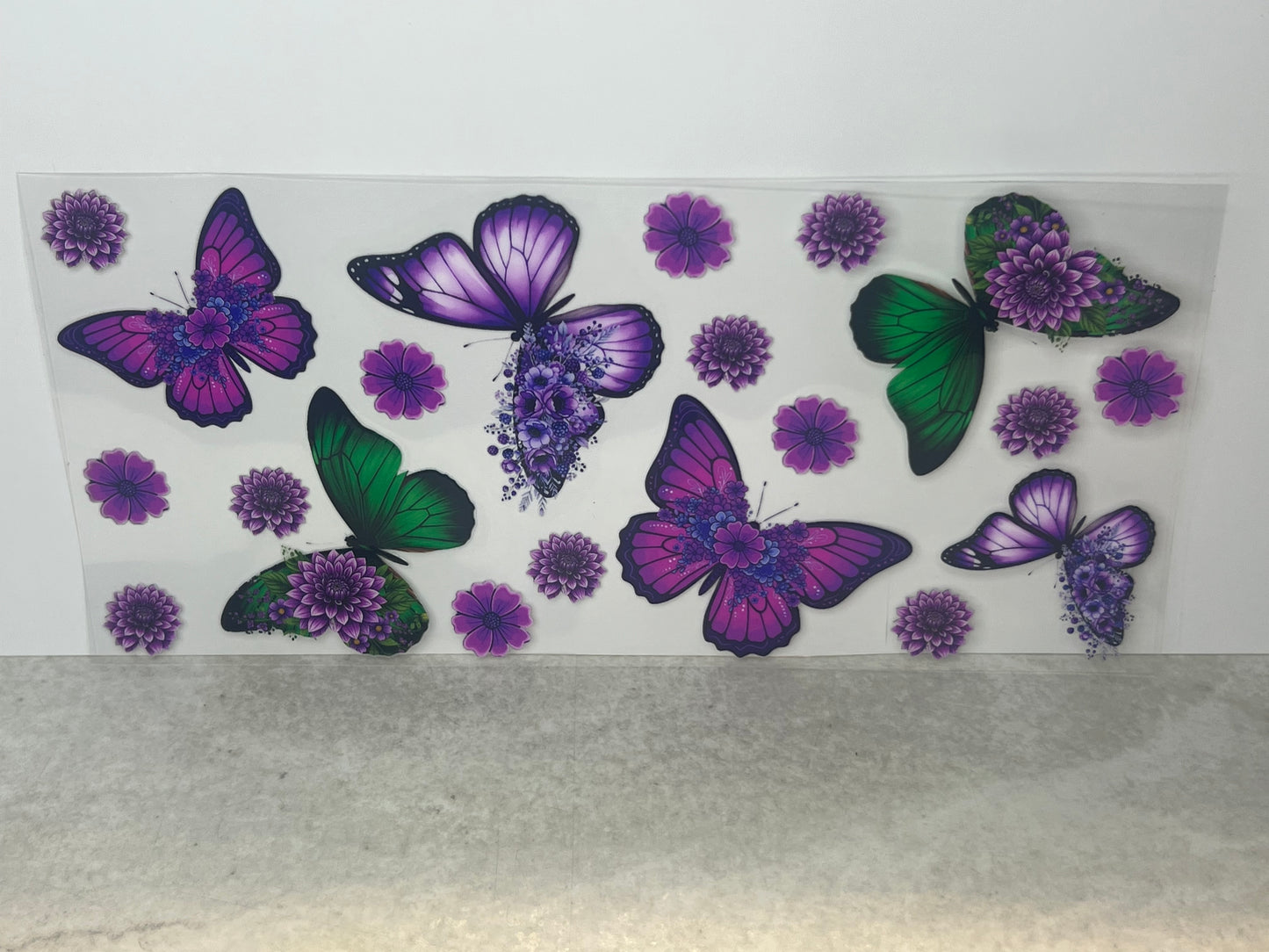 Purple/Green Butterflies