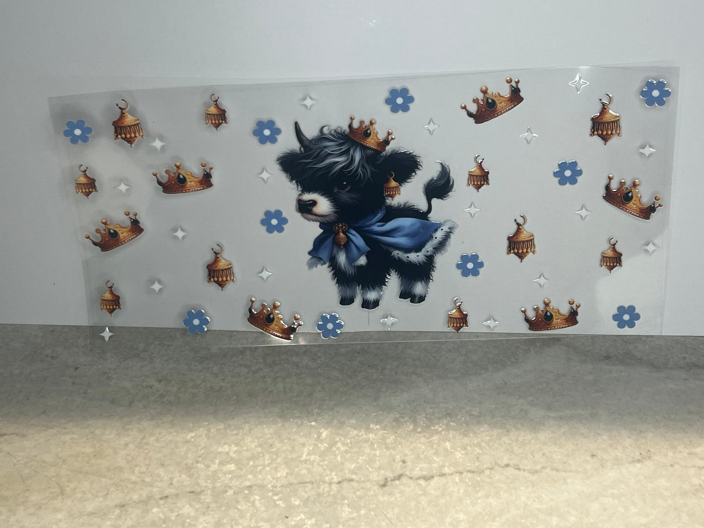 Cow Blue Scarf