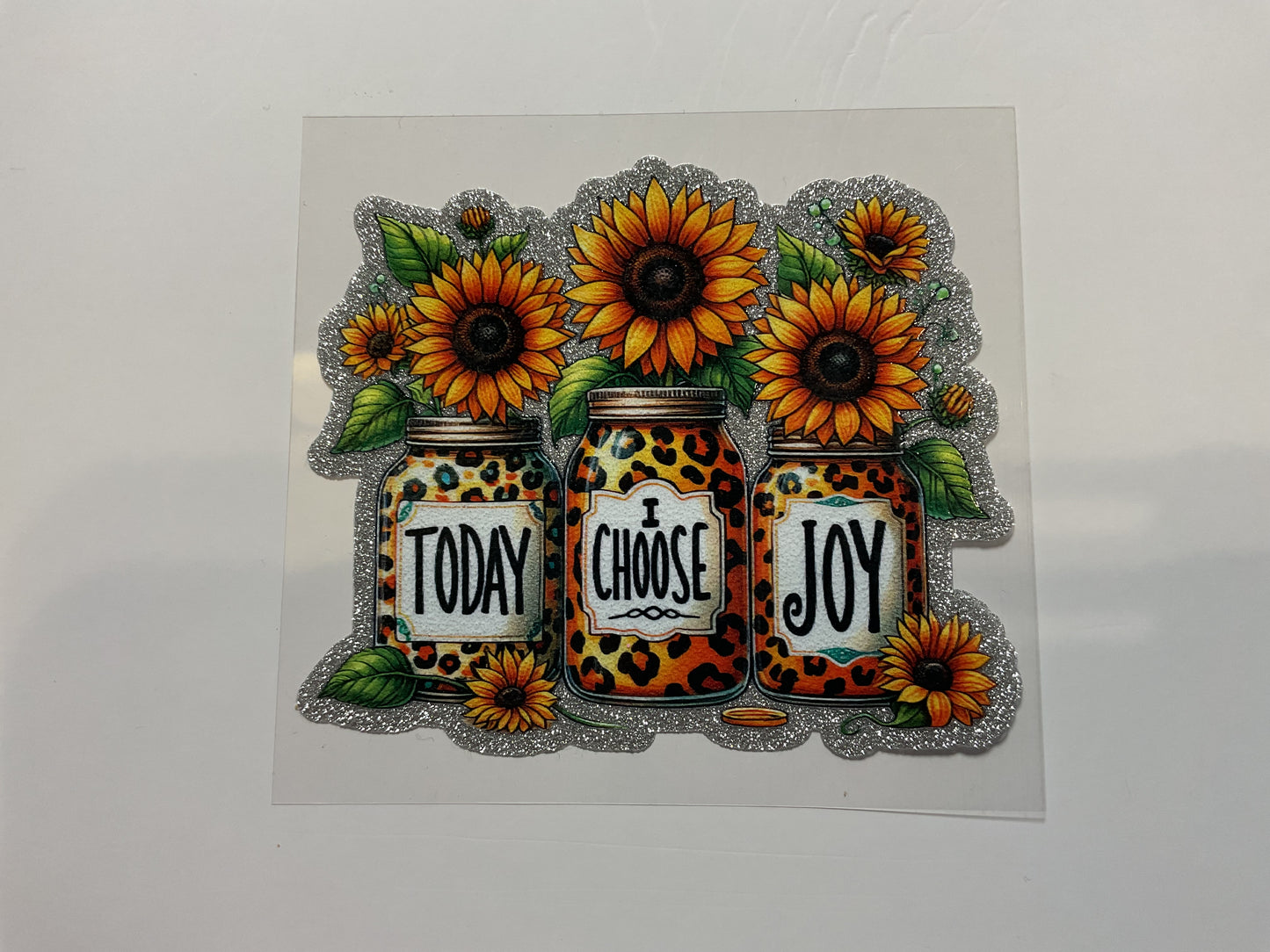 Today I Choose Joy Sunflowers ~ Decal Quote