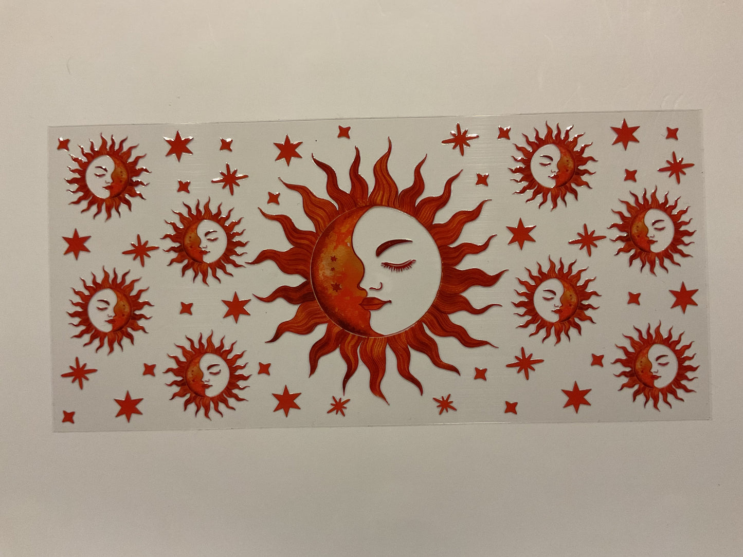 Orange Moon and Sun