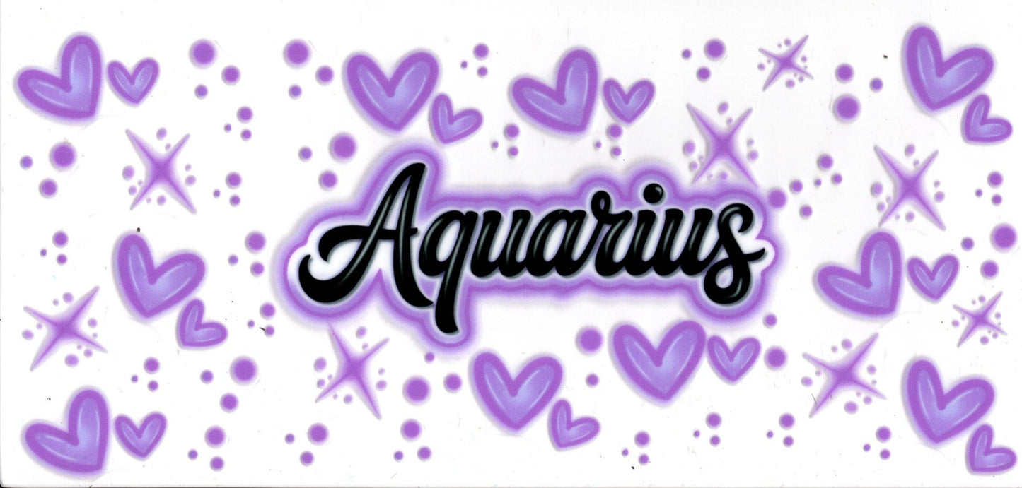 Aquarius Purple Hearts