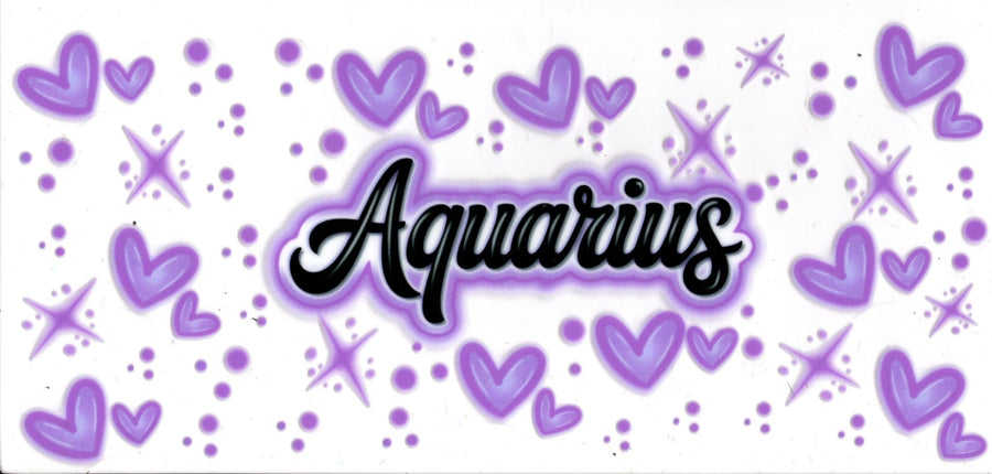 Aquarius Purple Hearts