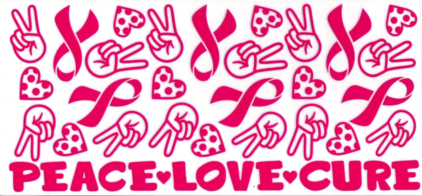 Peace Love Cure ~ Breast Cancer Awareness