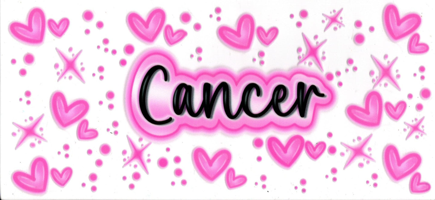 Cancer Pink Hearts