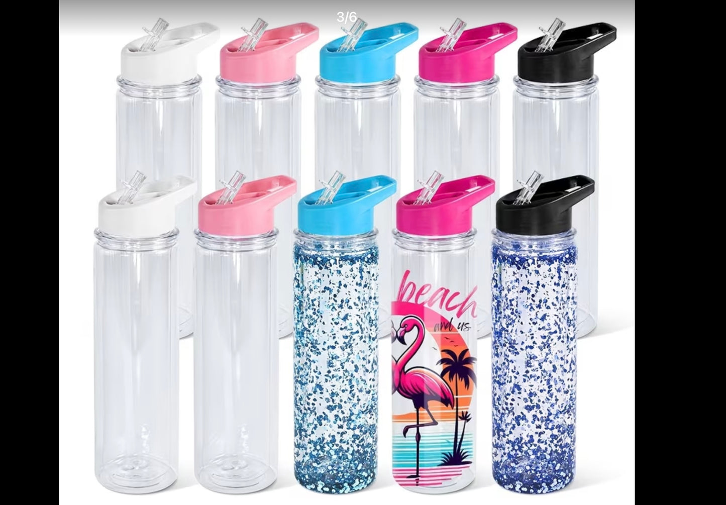 18oz Flip Top Sports Bottle