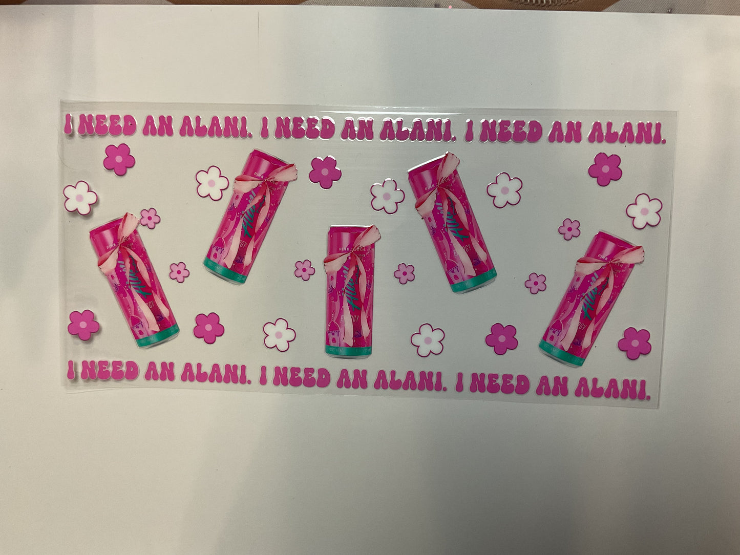 Pink Alani With Flowers