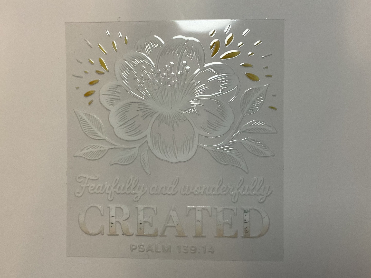 Fearfully And Wonderfully Made ~ Decal Faith