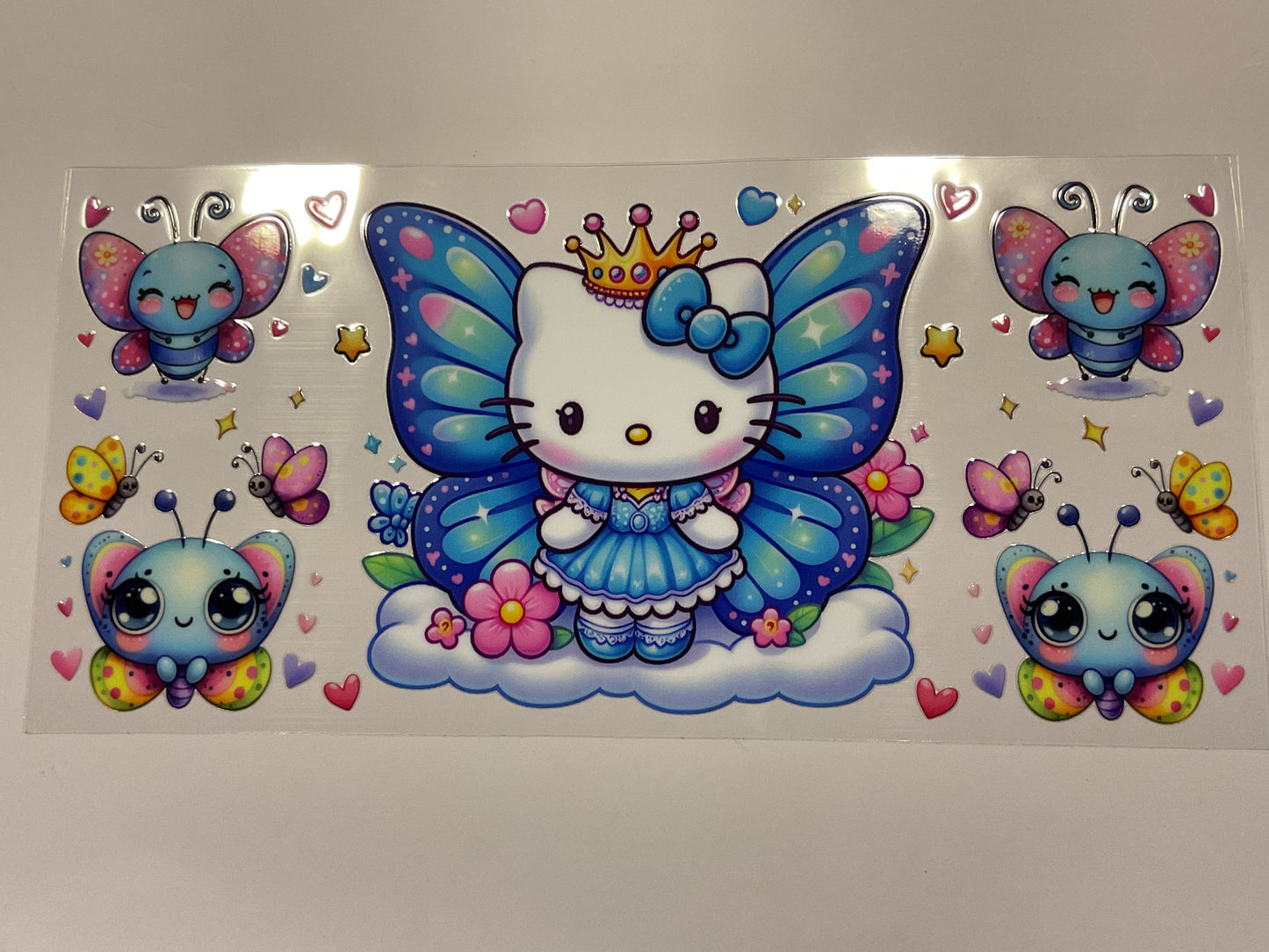 Hello Kitty Blue Butterfly
