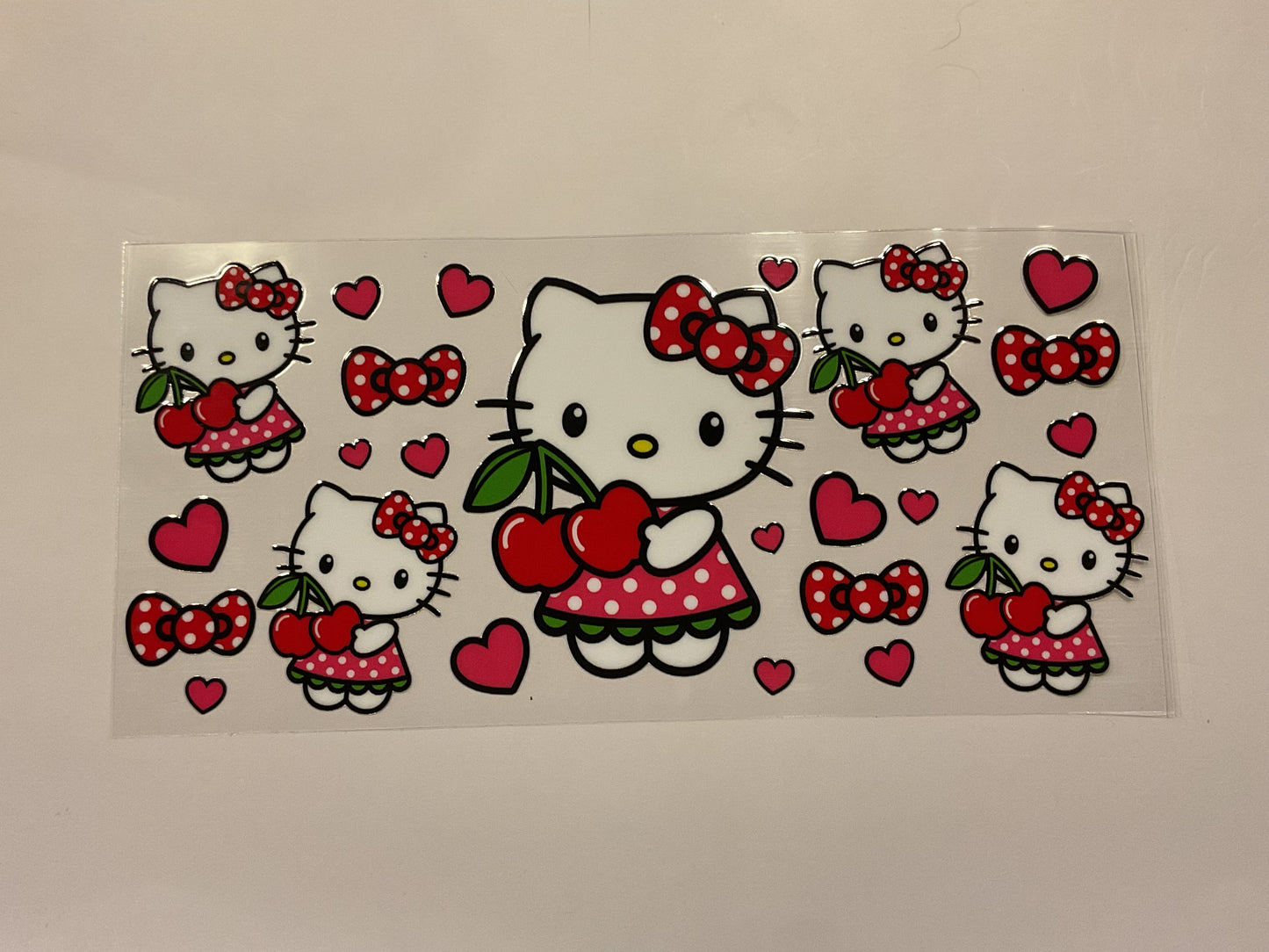 Hello Kitty Red and White Polka Dots Cherries Hearts