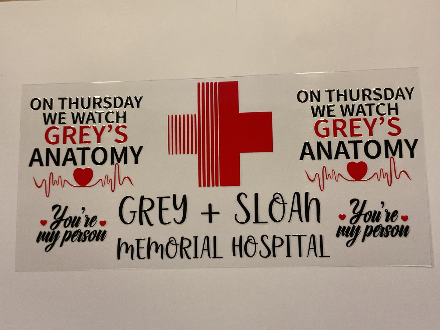 Grey’s Anatomy Big Red Cross