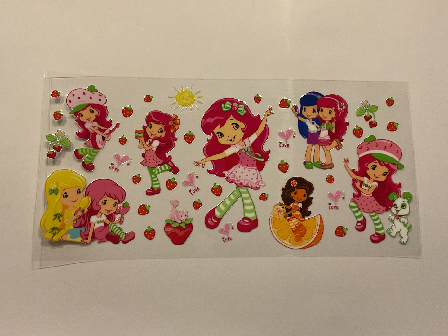 Strawberry Shortcake Posing Orange Strawberries Sunshine