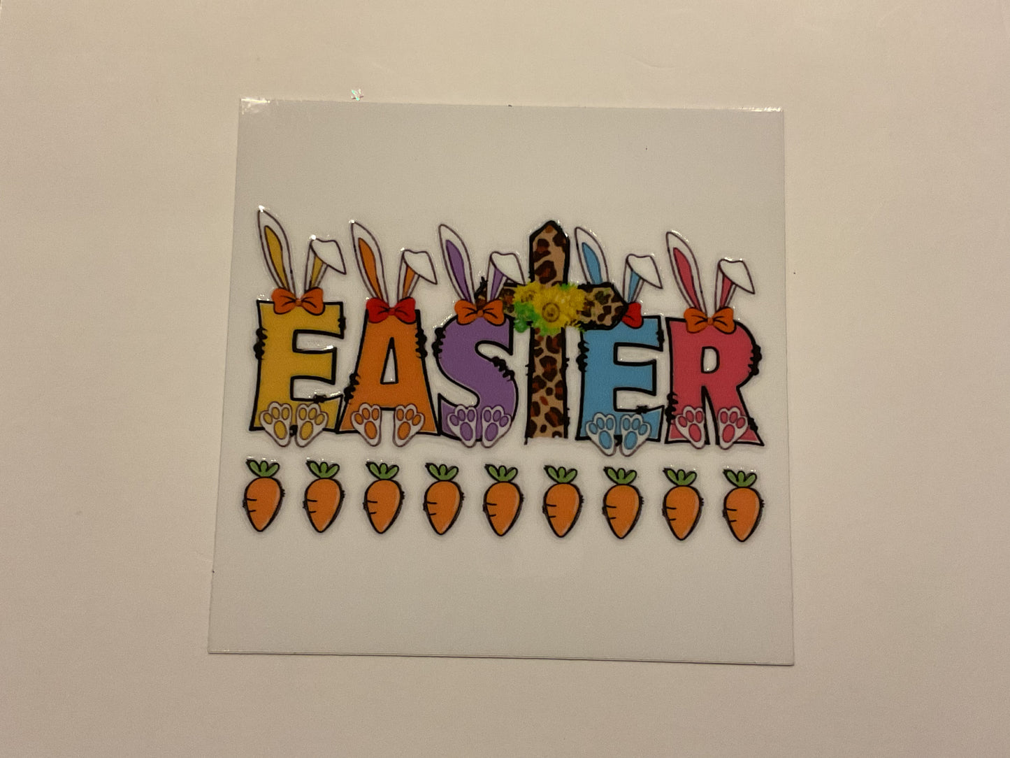 Easter Bunny Ears and Carrots ~ Decal