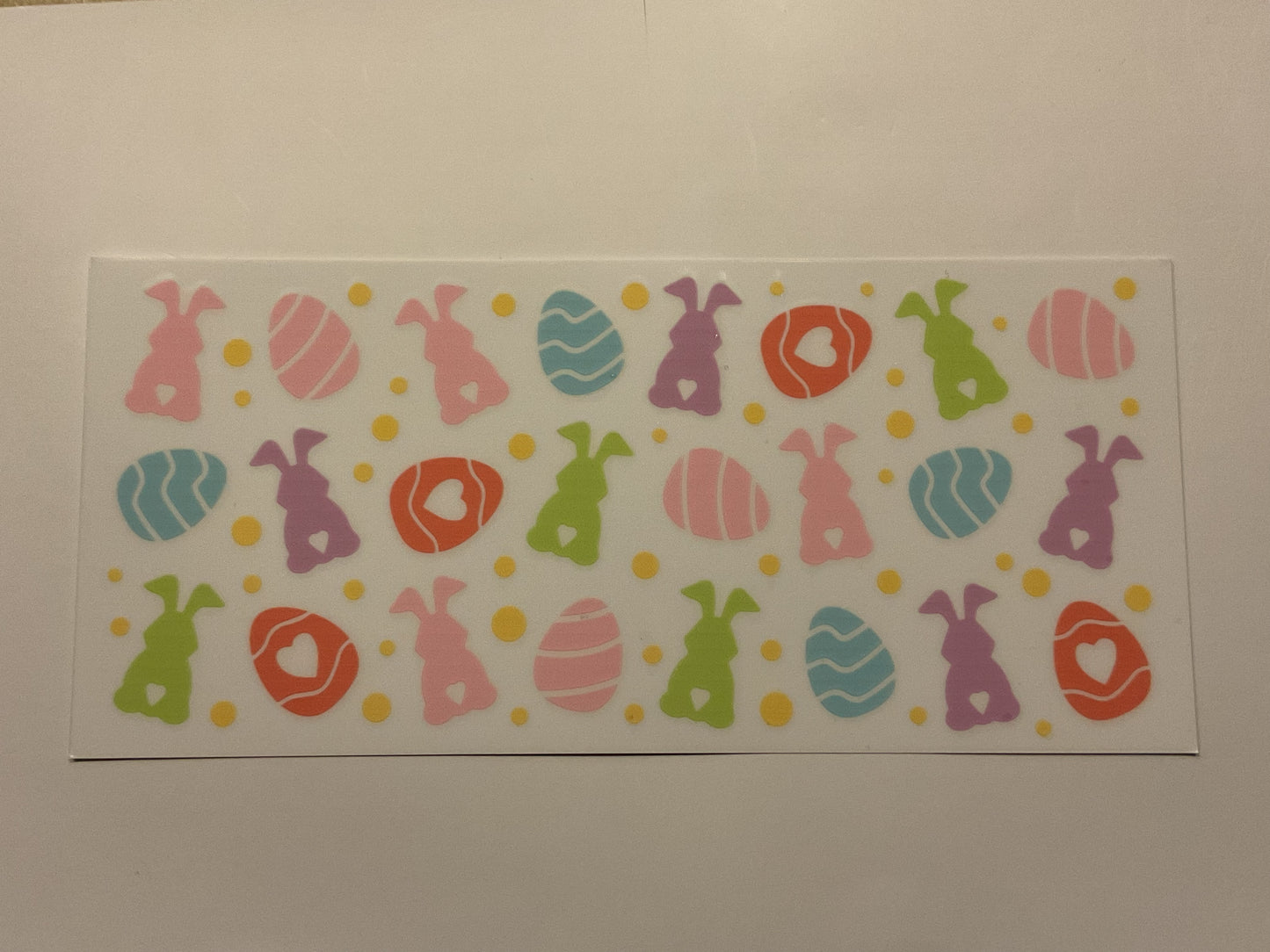 Easter Bunnies & Eggs With Hearts
