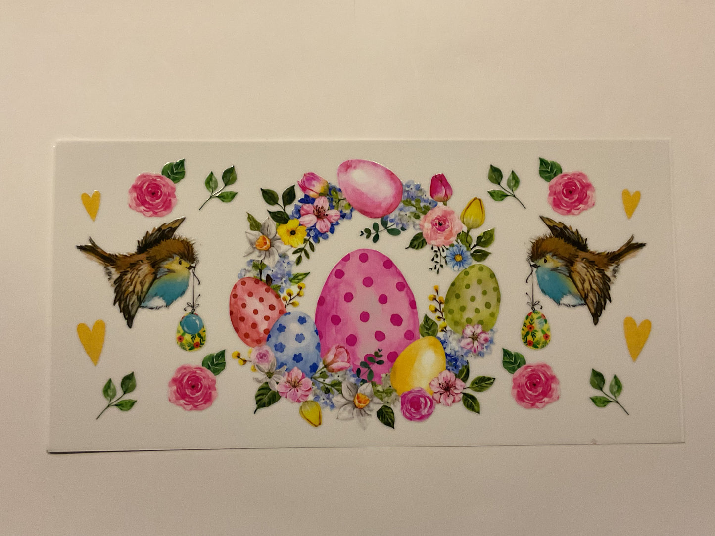 Easter Eggs Birds Flowers