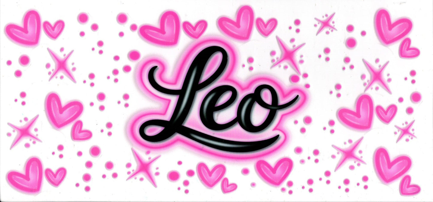 Leo Pink Hearts