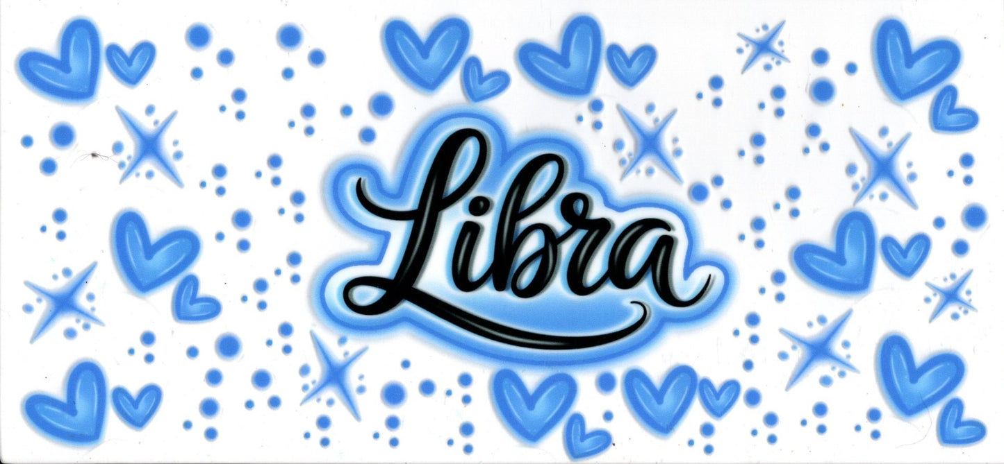 Libra Blue Hearts
