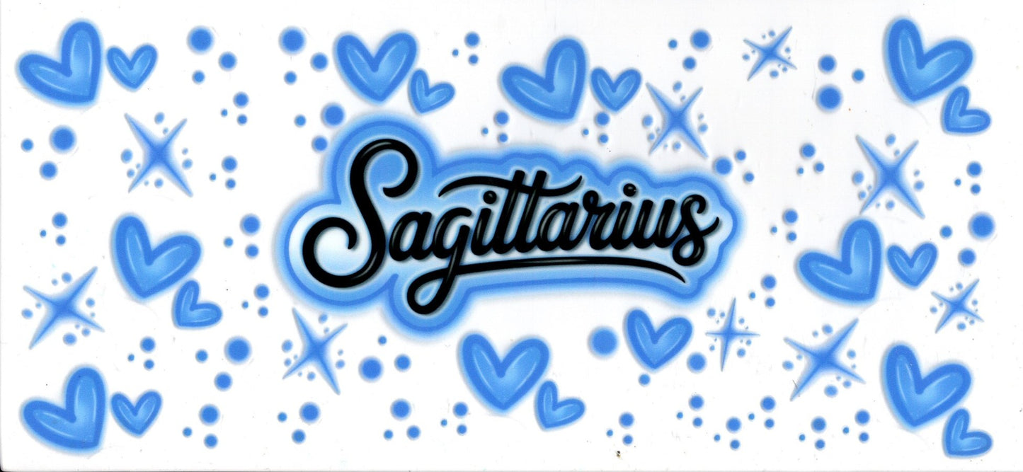 Sagittarius Blue Hearts