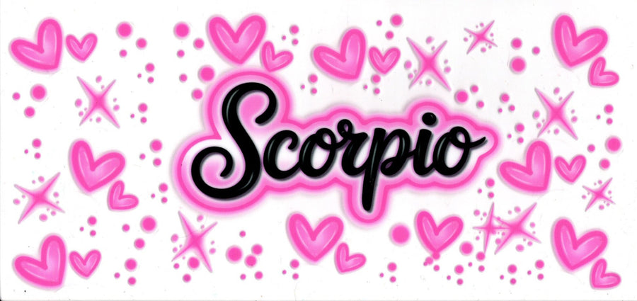 Scorpio Pink Hearts