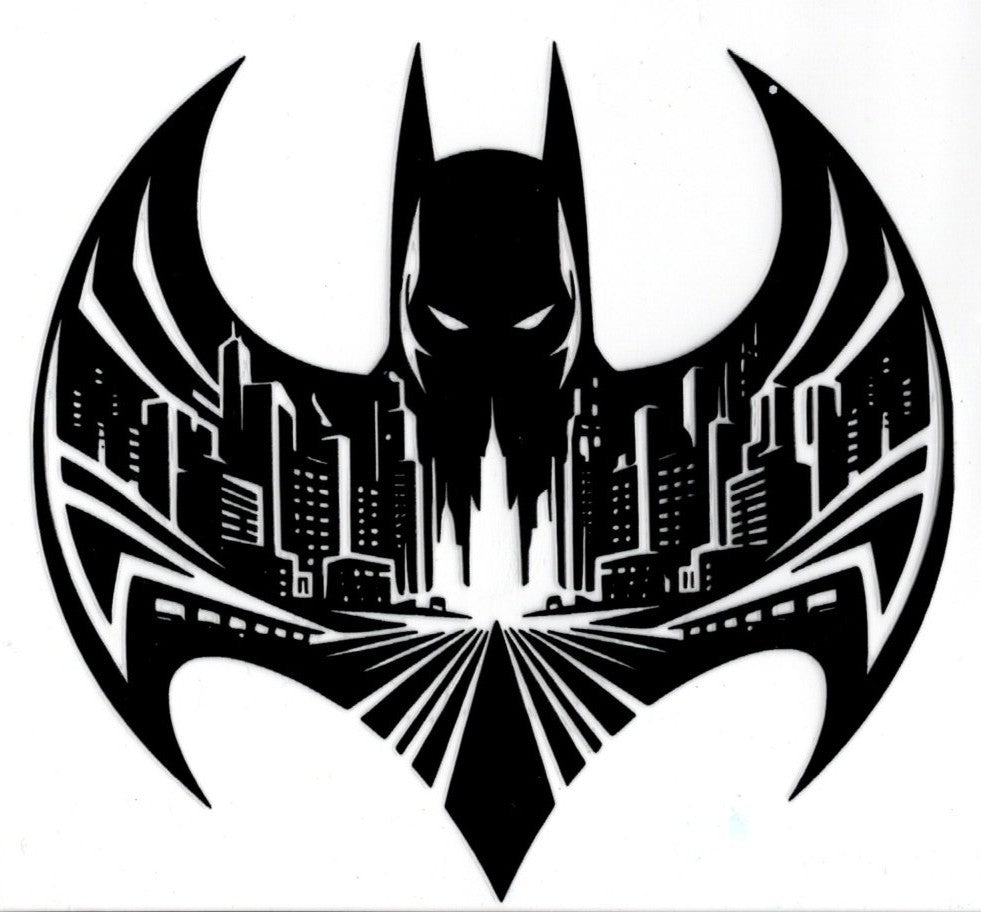 Batman Black Outlined