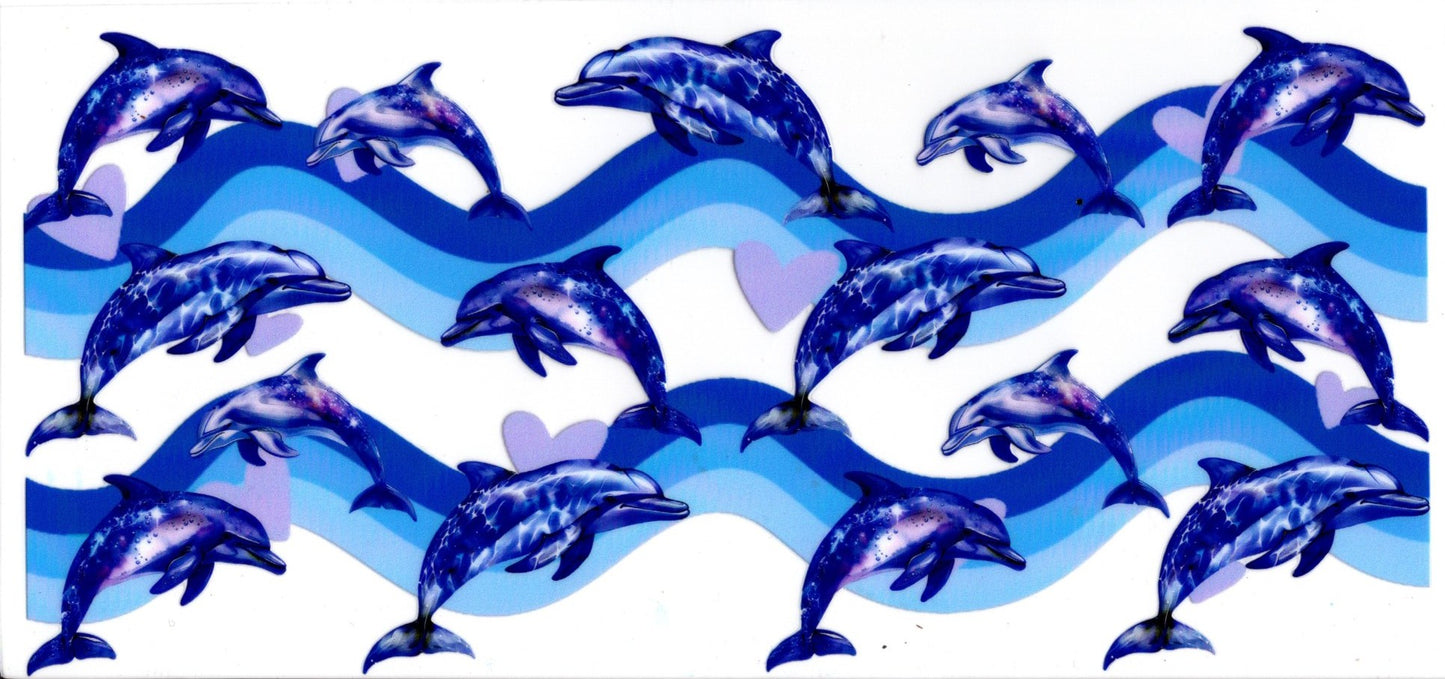 Dolphins Ocean Wave
