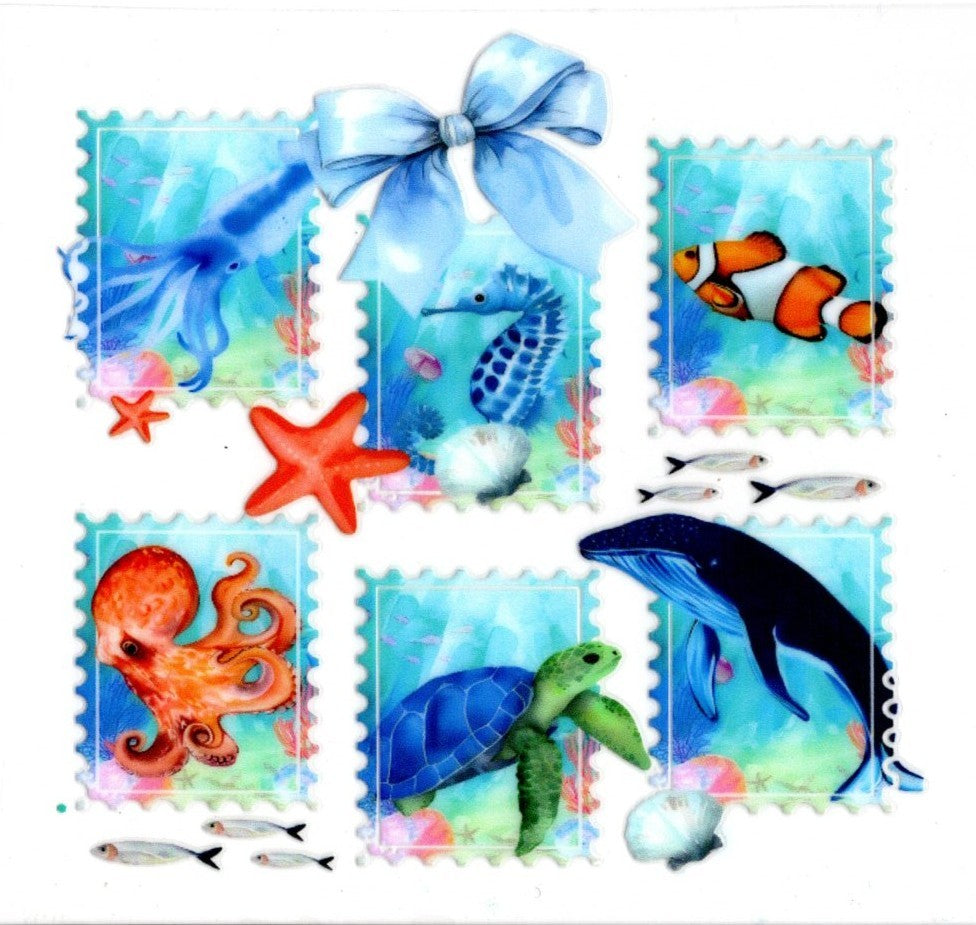 Ocean Life Stamps