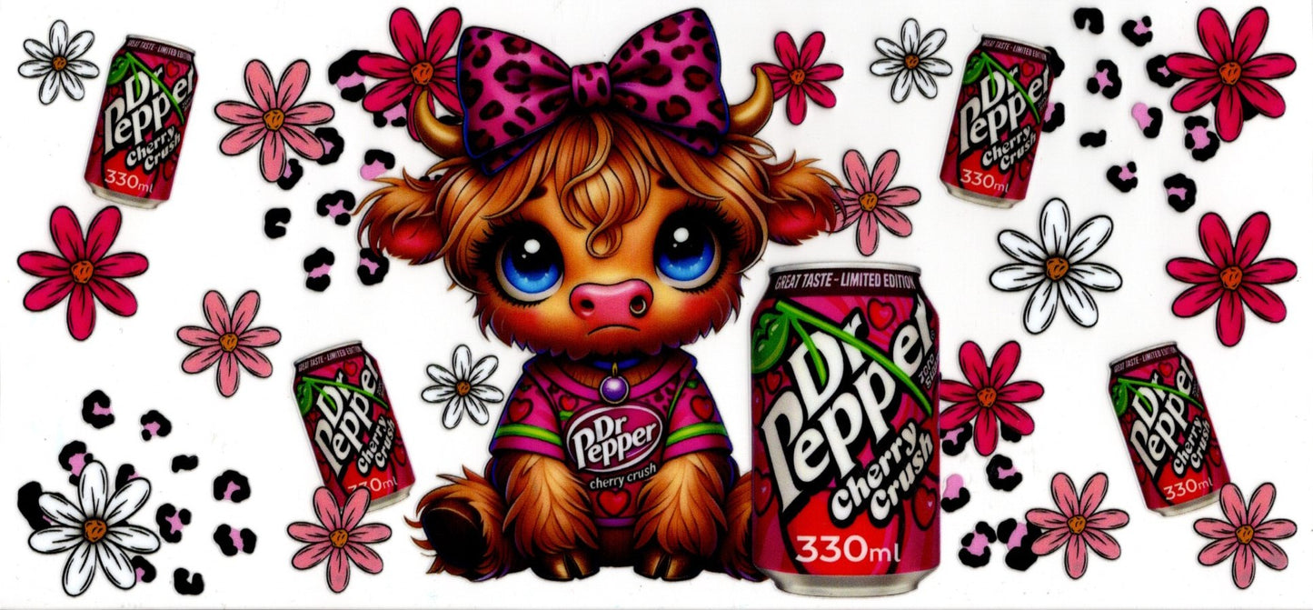 Highland Cow Cherry Dr. Pepper