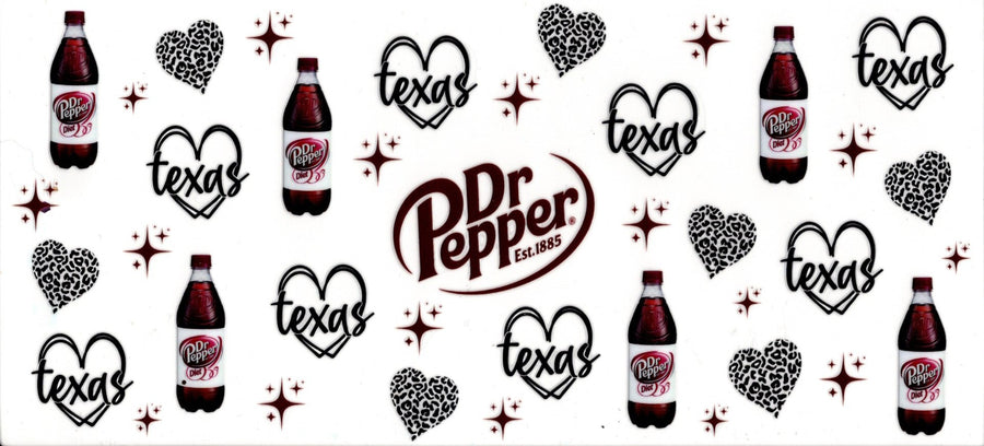 Dr. Pepper Texas with Hearts