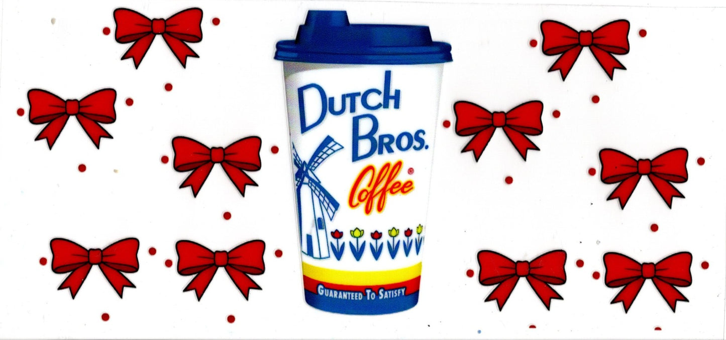 Dutch Bros Coffee Red Bows