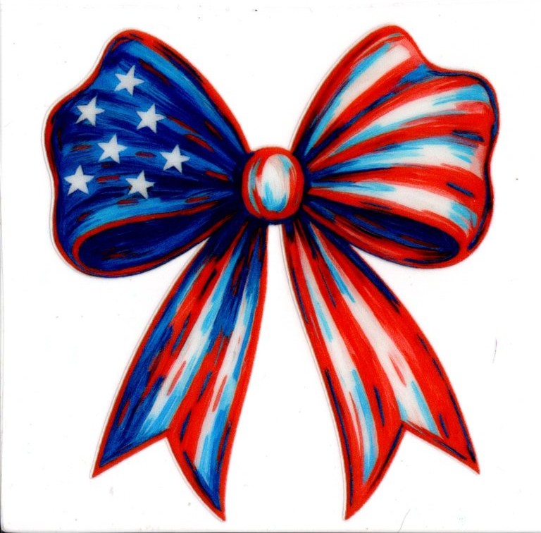 American Flag Bow