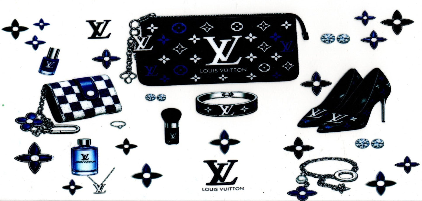 LV Blue and White