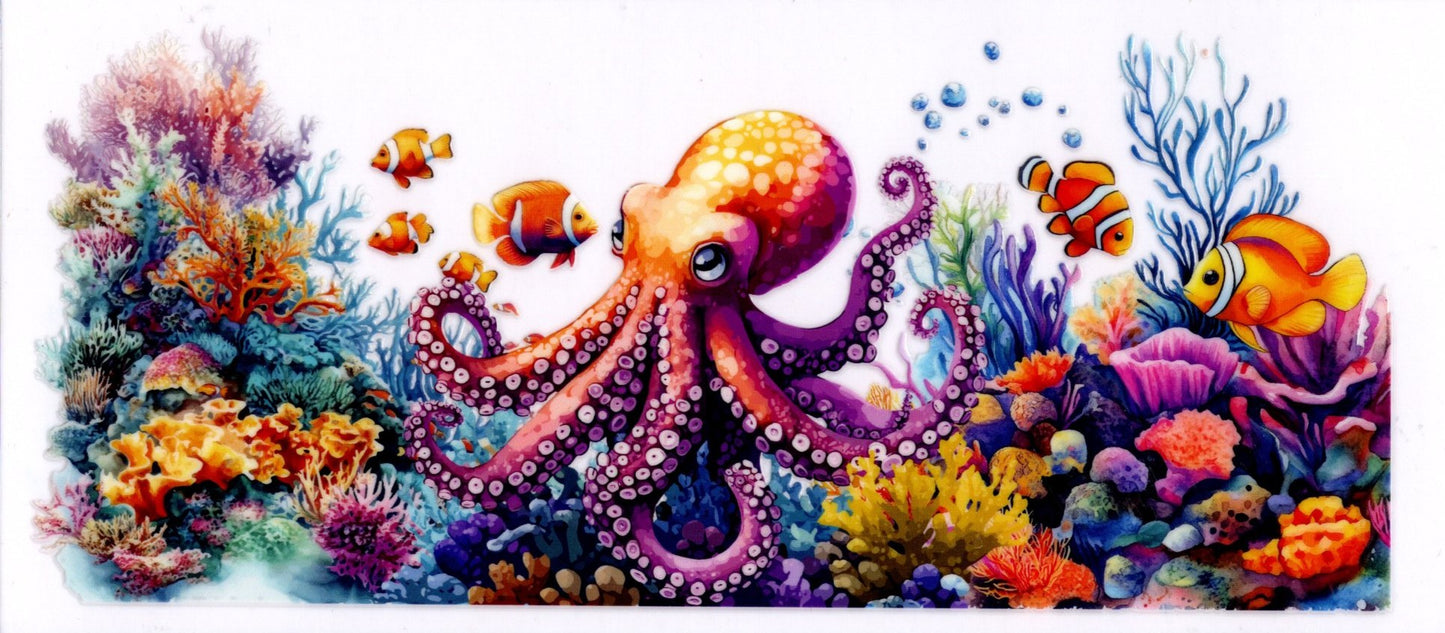 Octopus In Coral