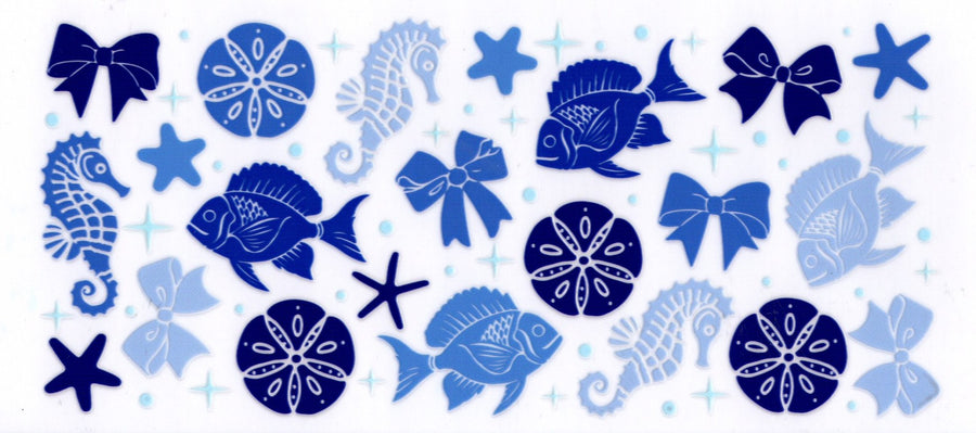 All Blue Sealife Bows