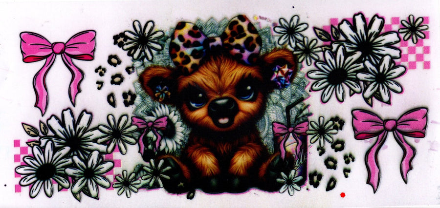 Baby Highland Cow Pink Bows