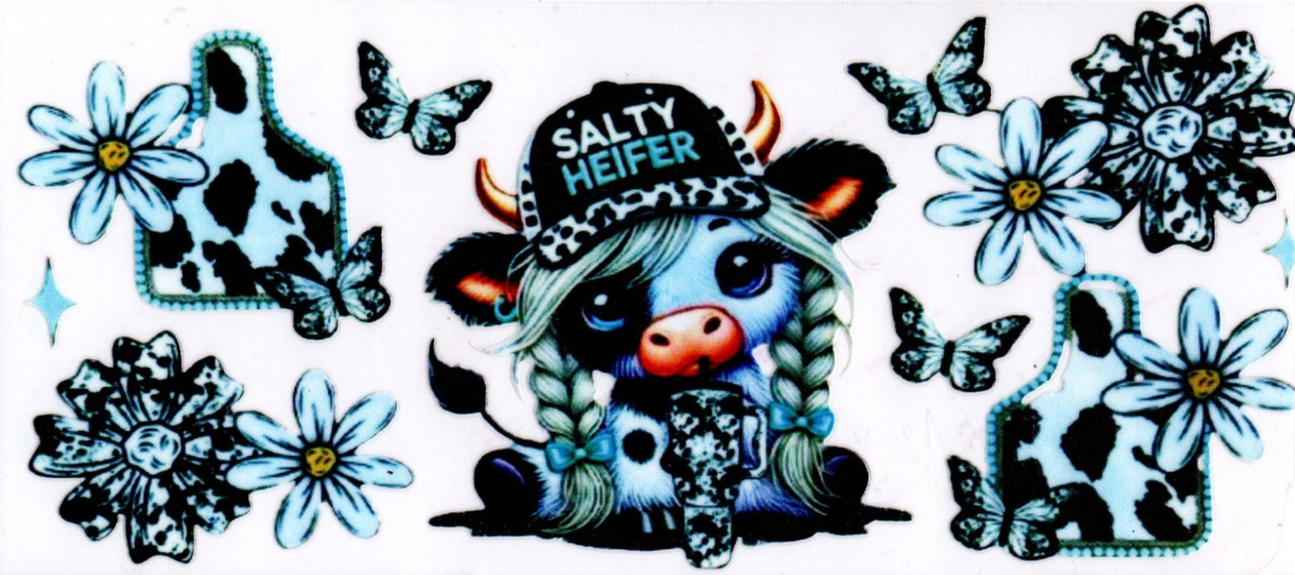 Salty Heiger Cow in Blue