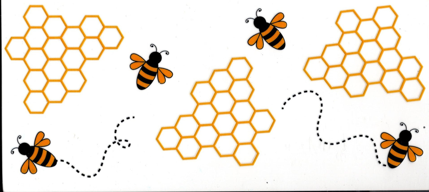 Bees And Honeycomb