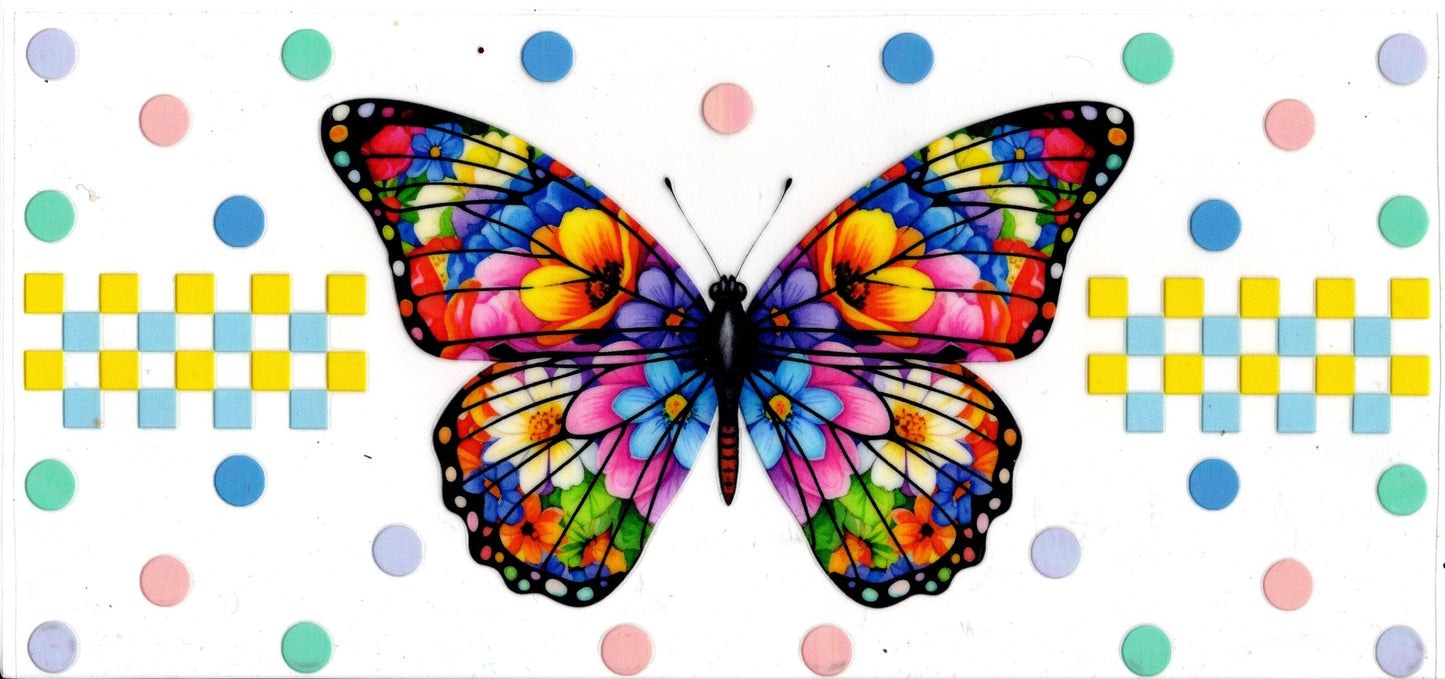 Butterfly With Flowers