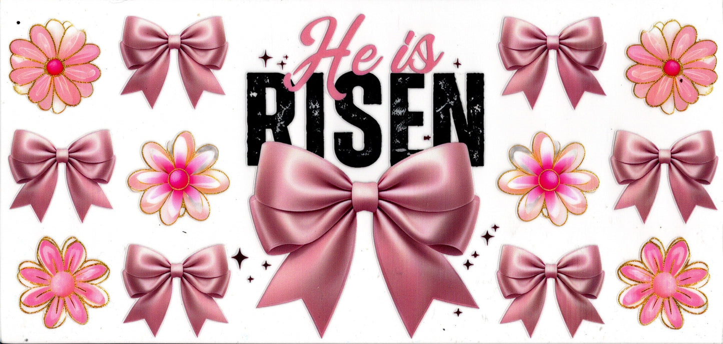 He Is Risen Flowers and Bows