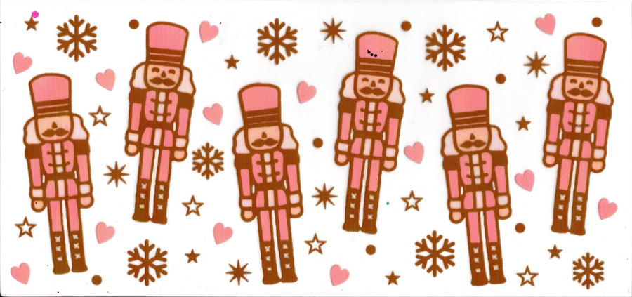 Pink and Brown Toy Soldiers